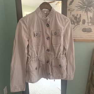 Ann Taylor LOFT Fitted Ruffle Jacket